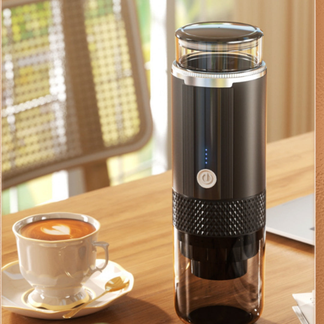 Rechargeable Portable Capsule Coffee Machine for Home and Travel Use