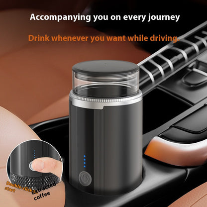 Rechargeable Portable Capsule Coffee Machine for Home and Travel Use