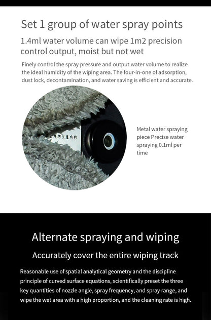 Automated Window Cleaning Robot with Remote Control and Integrated Water Spray for Glass, Tiles, and Doors